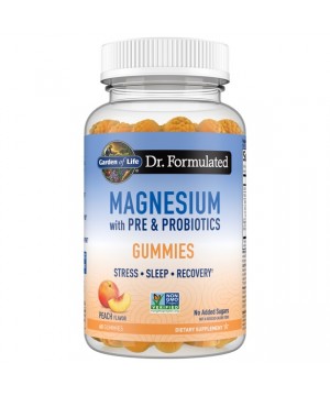 Dr. Formulated Magnesium with Pre and Probiotics Peach 60 Gummy